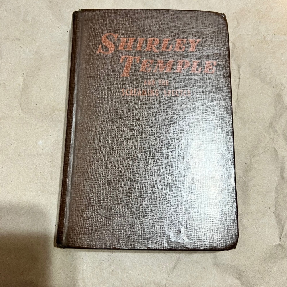 Whitman Shirley Temple and the Screaming Specter‎ 1946 Hardcover Brown Vintage